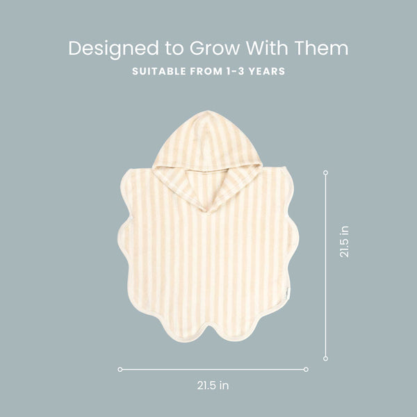 Snuggle Me Organic - Poncho Towel | Natural