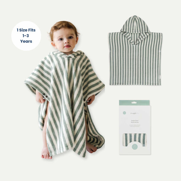 Snuggle Me Organic - Poncho Towel | Slate
