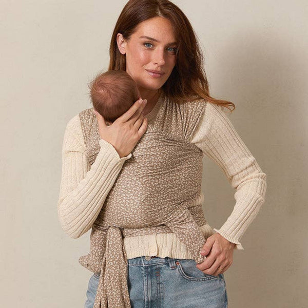Solly Baby - Cream Floral Wrap