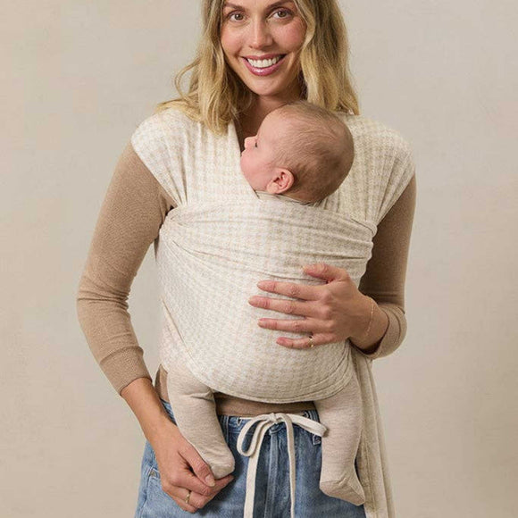 Solly Baby - Cream Houndstooth Wrap