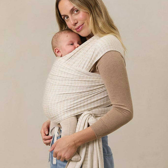 Solly Baby - Cream Houndstooth Wrap