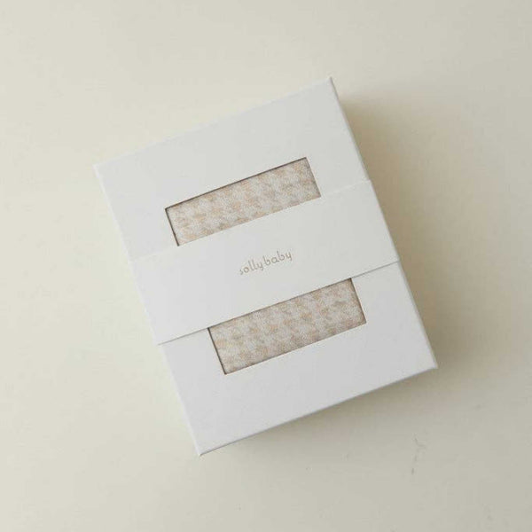 Solly Baby - Cream Houndstooth Wrap