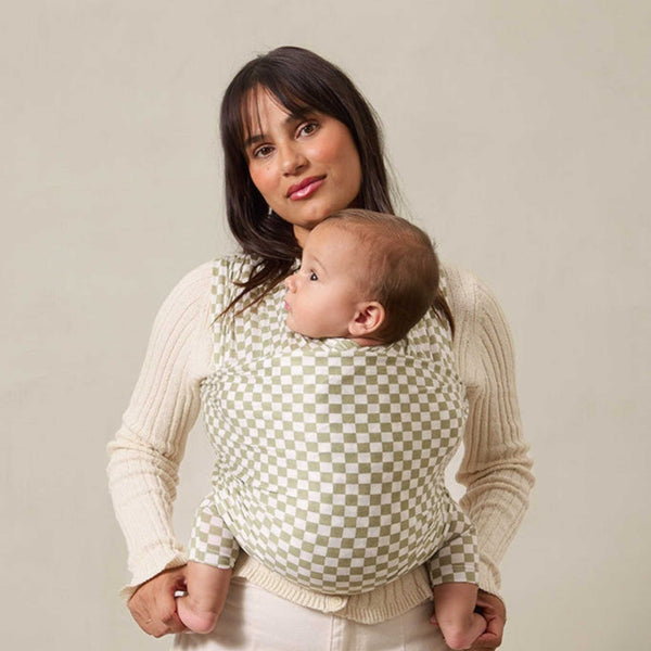 Solly Baby Wrap - Sage Chequer