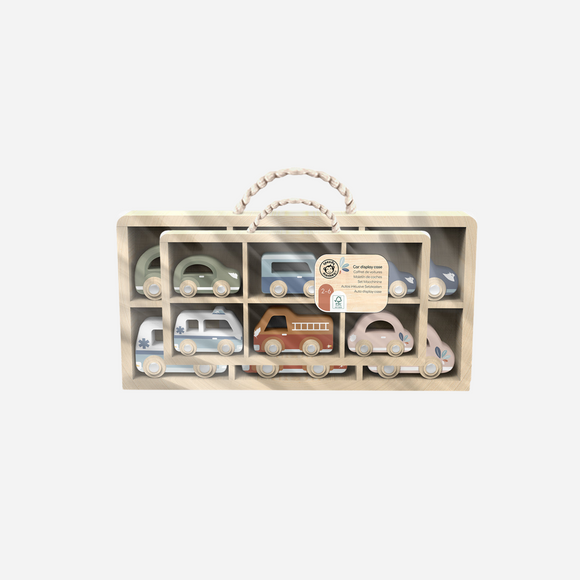 Speedy Monkey - Car Display Case with 6 Vehicles