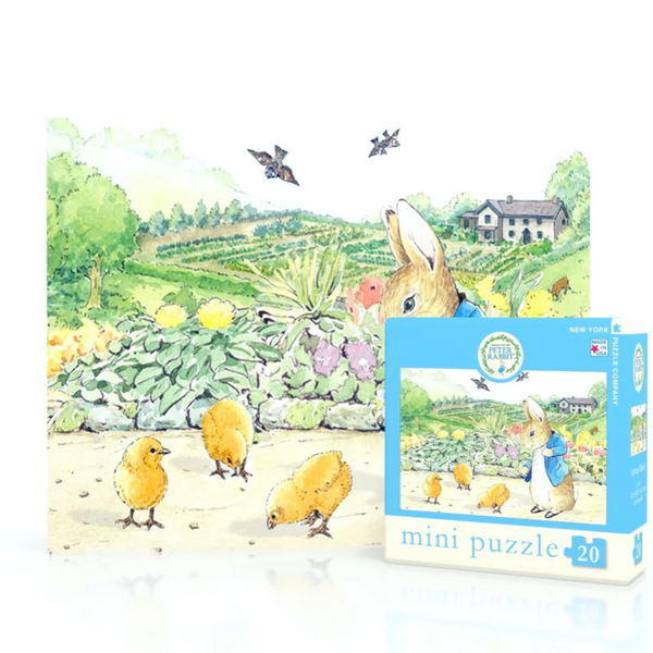 Spring Chicks and Peter Rabbit - Mini Puzzle