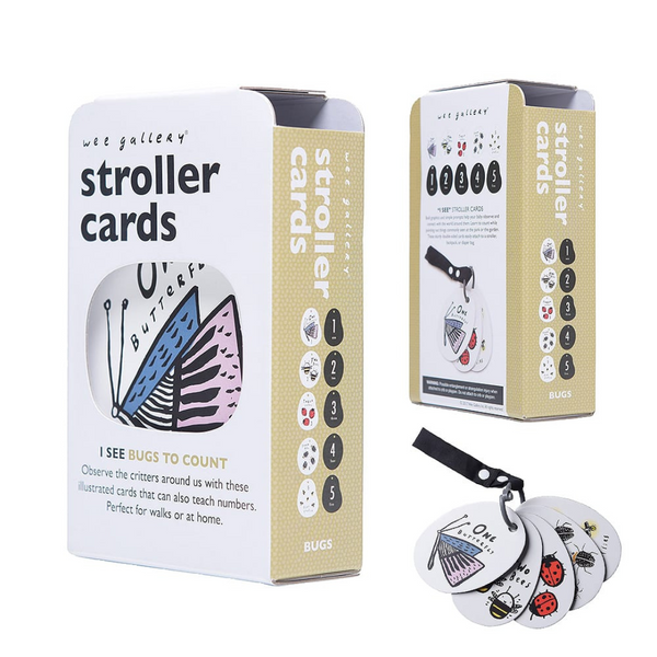 Wee Gallery -Stroller Cards - I See Bugs to Count