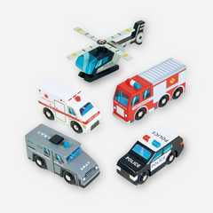 Wooden emergency hot sale vehicles