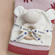 The Blueberry Hill - Cotton Crochet Rattle Teether - Bear
