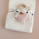 The Blueberry Hill - Heirloom Pique Organic Cotton Baby Blanket - Cream