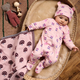 The Bonnie Mob - Bayley Zip Front Sleepsuit - Tea Time