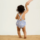 The Bonnie Mob - Scooter Bubble Romper - Blue Checker