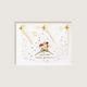 The First Snow - Welcome Little Princess Crown Baby Greeting Card
