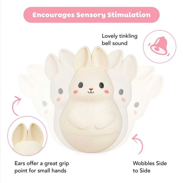Tiger Tribe - Roly Poly - Bunny Toy