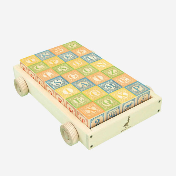 Uncle Goose - Uncle Goose Classic ABC Blocks with Wagon