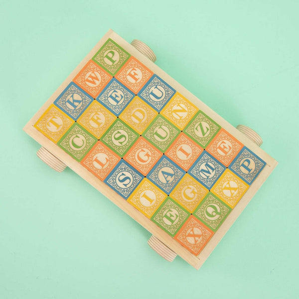 Uncle Goose - Uncle Goose Classic ABC Blocks with Wagon