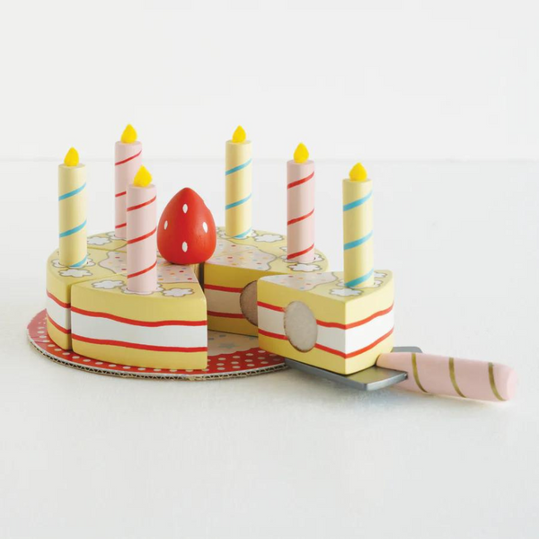 Le Toy Van - Vanilla Birthday Cake Wooden Toy