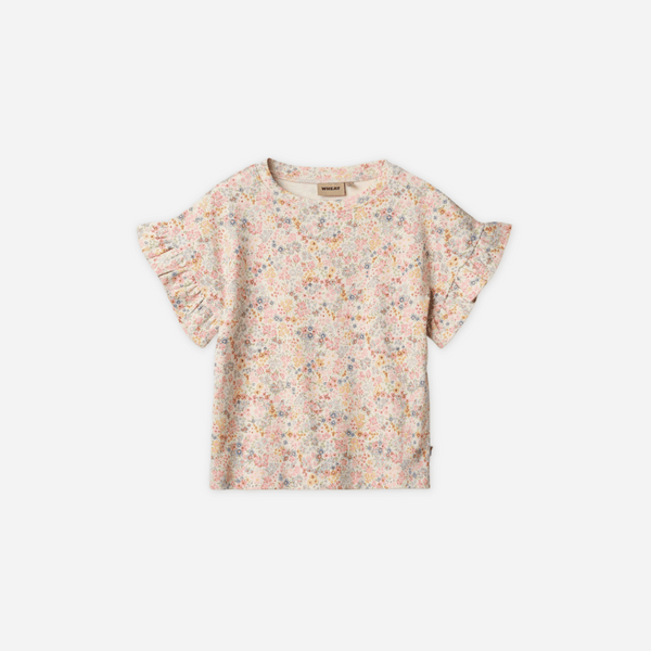 WHEAT - Ally T-Shirt - Bright Flowers