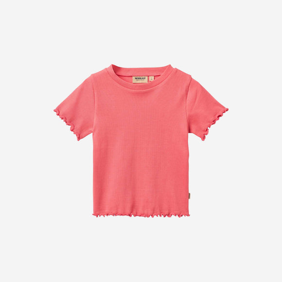 WHEAT -  Rib T-Shirt Alicia - Watermelon