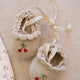 Wild Wawa - Knitted Ballerina Baby Booties in Cherries