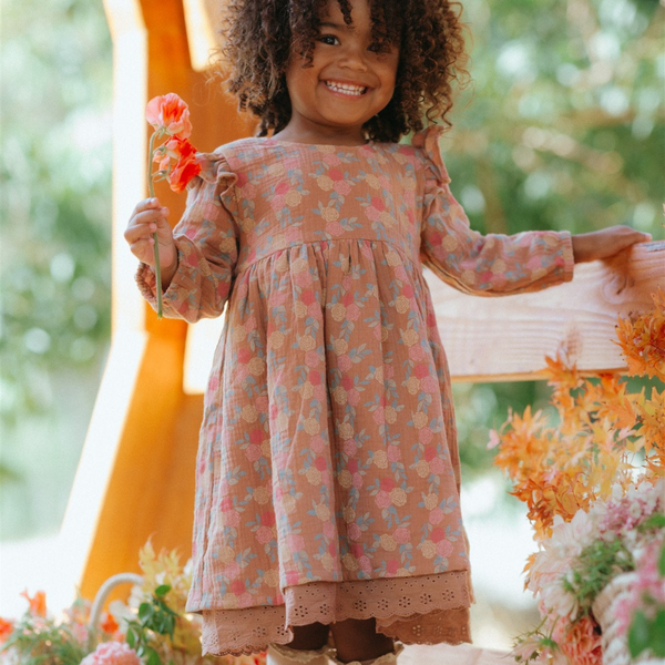 Wild Wawa - Leilah Dress - Caramel Roses