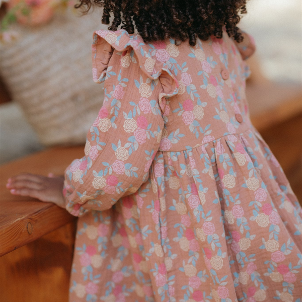 Wild Wawa - Leilah Dress - Caramel Roses