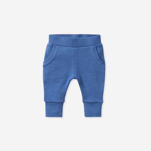 Wilson and Frenchy - Brilliant Blue Organic Waffle Pant