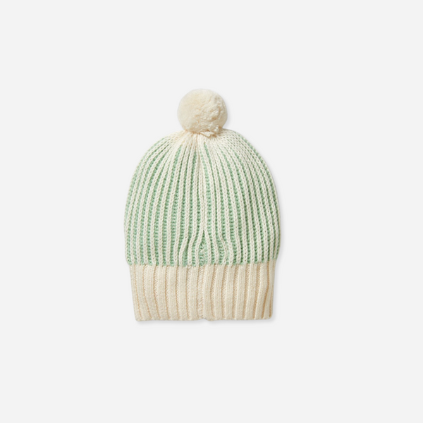 Wilson and Frenchy - Mint Green Knitted Ribbed Hat