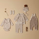 Wilson and Frenchy - Organic Bear Rib Long Sleeved Bodysuit - Biscuit