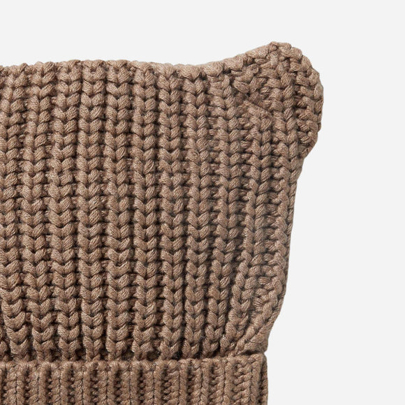 Wilson and Frenchy - Organic Knitted Bear Hat - Coco Speckle
