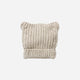 Wilson and Frenchy - Organic Knitted Bear Hat - Cookie and Cream