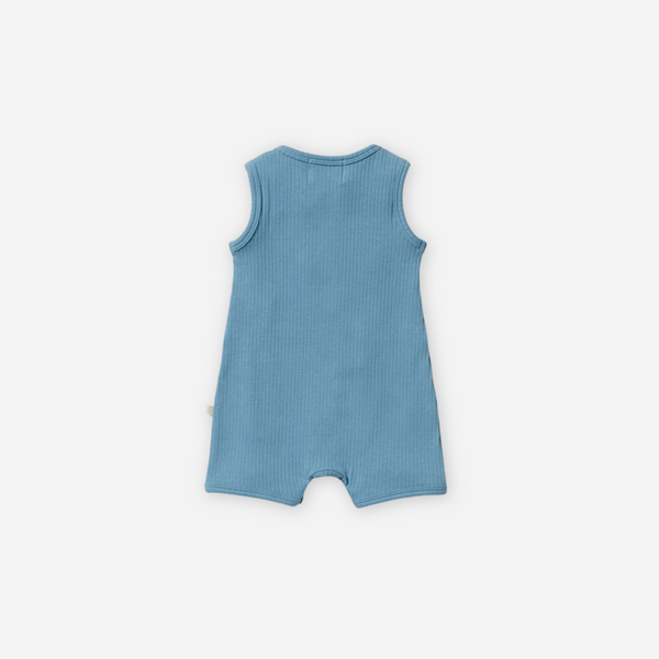 Wilson and Frenchy - Organic Rib Growsuit - Lil Sailor