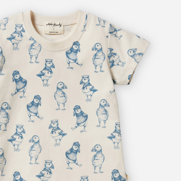 Wilson and Frenchy - Organice Tee - Petit Puffin
