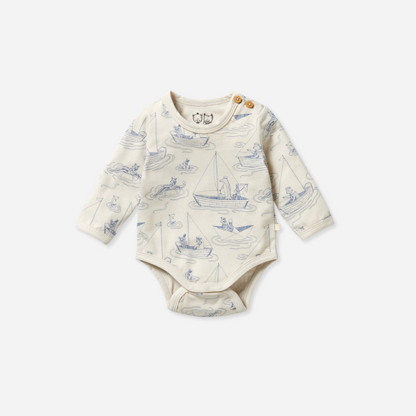 Wilson and Frenchy - Sail Away Organic Bodysuit