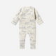 Wilson and Frenchy - Sail Away Organic Zipsuit with Feet