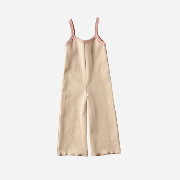 Winnie & Crew  - Eloise Ribbed Jumpsuit in Cream