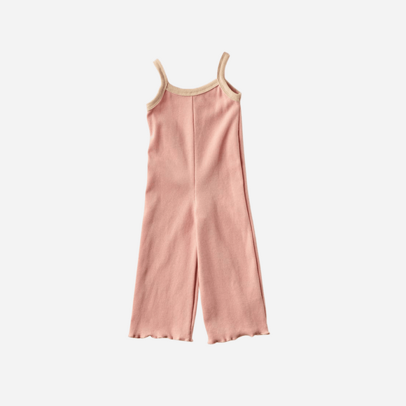 Winnie & Crew  - Eloise Ribbed Jumpsuit in Pink