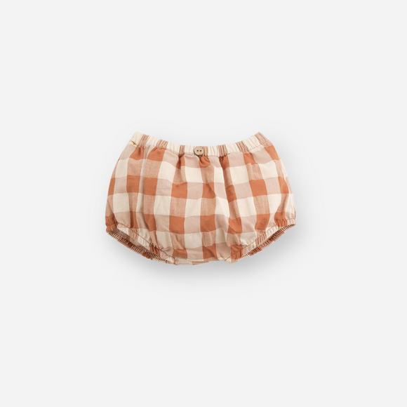 PLAY UP - Organic Vichy Woven Shorts - Scent