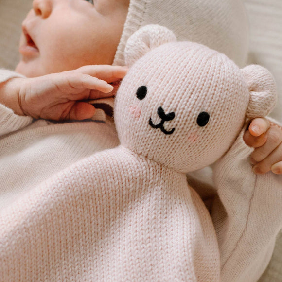 cuddle+kind -  Baby bear lovey (blush)