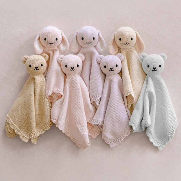 cuddle+kind -  Baby bear lovey (blush)