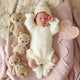 cuddle+kind - Baby honey bear (blush bow)