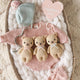 cuddle+kind - Baby honey bear (blush bow)