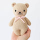 cuddle+kind - Baby honey bear (blush bow)