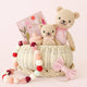 cuddle+kind - Baby honey bear (blush bow)