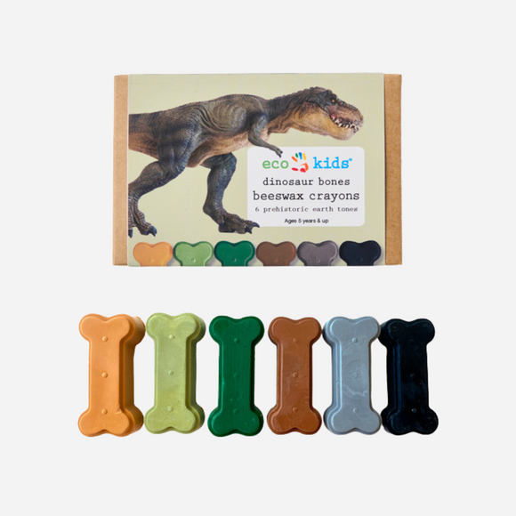 eco-kids - Beeswax Crayons - Dinosaur Bones