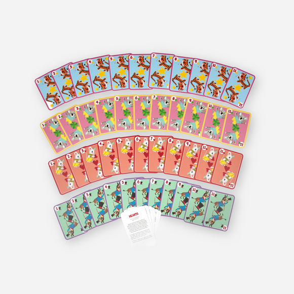 eeBoo - Hearts Playing Cards