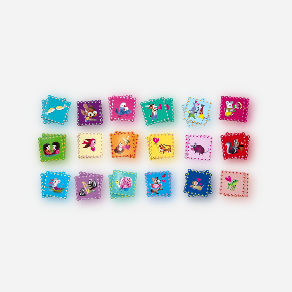 eeBoo - Love Little Square Memory Game