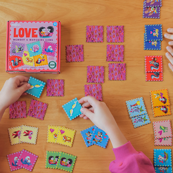 eeBoo - Love Little Square Memory Game