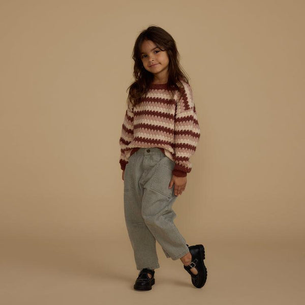 Rylee + Cru - Aspen Sweater - Multi Stripe