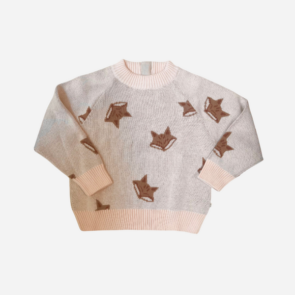 Dear Hayden - Fox Jacquard Sweater