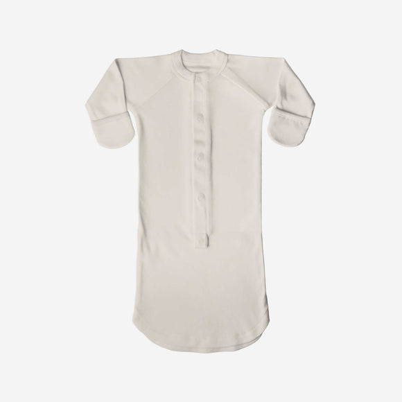 goumikids - 24 Hour Convertible Sleeper Baby Gown - Birch